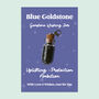 Blue Goldstone Gemstone Wishing Jar Ambition Gift, thumbnail 1 of 3