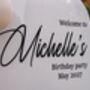 Personalised Birthday Welcome Sign Vinyl Decal, thumbnail 4 of 13