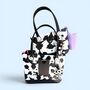Soccer Girl’s Football Print Design Bag, Personalised Charm, thumbnail 3 of 12
