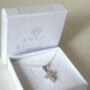 Sterling Silver Moissanite Cross Necklace, thumbnail 3 of 6