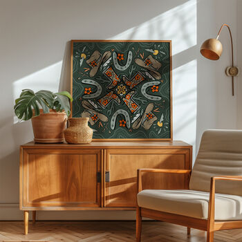 Cowgirl Mandala Print, Cowgirl Print, Western Wall Art, 9 of 10