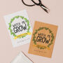 10 Watch Me Grow Cress Seed Packet Favours, thumbnail 1 of 5