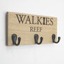 Personalised Walkie's Oak Dog Lead Hooks, thumbnail 4 of 9