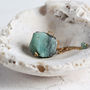 Raw Emerald Stone Necklace, thumbnail 5 of 12