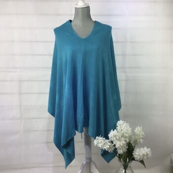 Light Weight Soft Knit Poncho, 5 of 8