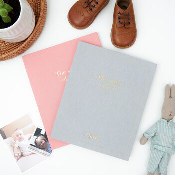 'The Story Of You' Personalised New Baby Memory Journal, 2 of 10