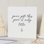 Personalised Christmas Pregnancy Announcement Card, thumbnail 1 of 7
