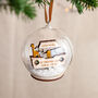 Noah's Ark Personalised First Christmas Bauble, thumbnail 1 of 4