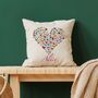 Personalised Butterfly Heart Cushion, thumbnail 2 of 4