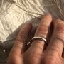 Textured Wedding Band Or Stacking Ring, thumbnail 5 of 8