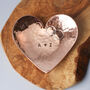 9th Anniversary Personalised Copper Heart Dish, thumbnail 1 of 7