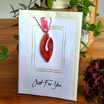 Handmade Ceramic Pendant Necklace Small Gifts For Her, 6 of 10
