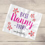 Personalised Best Nan Ever Glasses Cleaning Lens Cloth, thumbnail 3 of 3