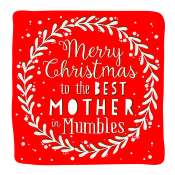 Personalised Best Mother Christmas Card, 2 of 2
