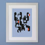 Sportive Cycling Print, thumbnail 1 of 6