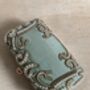 Mint Green Pearl Rectangular Clutch Bag, thumbnail 3 of 9