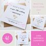 Personalised 25th Wedding Anniversary Card With Silver Heart, thumbnail 2 of 7