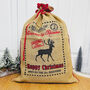 Traditional Christmas Gift Sack Christmas Present Sack, thumbnail 6 of 8