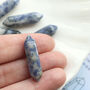 Sodalite Crystal Point For Insight And Harmony, thumbnail 1 of 3