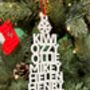 Personalised Family Christmas Tree Decoration, thumbnail 3 of 6