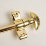 Polished Brass Stair Rods With Mushroom Finials, thumbnail 6 of 6