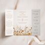 Autumn Wildflower Gatefold Wedding Invitations, thumbnail 1 of 5