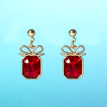 Bells And Bows Christmas Earring Pair, 4 of 5