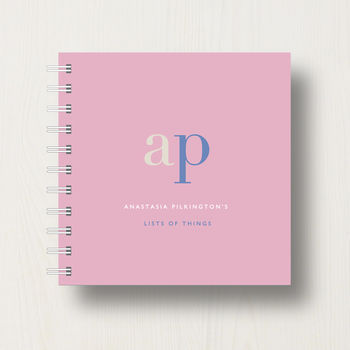 Personalised Name Initials Small Notebook, 7 of 10