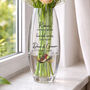 Personalised Robin Bullet Vase For Memorial, thumbnail 6 of 6