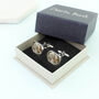 Personalised Watch Movement Cufflink Set Oblong, thumbnail 5 of 8