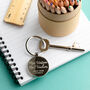 Personalised Number One Teacher Keyring, thumbnail 2 of 5