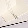 Sterling Silver Personalised Initial Charm Necklace, thumbnail 2 of 10