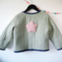 Baby And Child's Quilted Coat With Star Motif, thumbnail 5 of 10