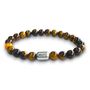 Men's Manchester United Football Fan Tiger's Eye Bracelet, thumbnail 1 of 7