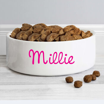 Personalised Name Dog Or Cat Bowl, 2 of 12