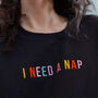I Need A Nap Embroidered Sweatshirt, thumbnail 7 of 12