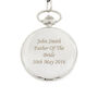Personalised Pocket Fob Watch, thumbnail 11 of 12