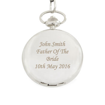 Personalised Pocket Fob Watch, 11 of 12