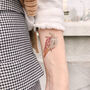 Floral Ice Cream Temporary Tattoo, thumbnail 3 of 4