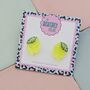 Lemon Citrus Glitter Stud Earrinfs, thumbnail 3 of 4