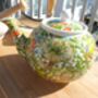 Two Cup Teapot In William Morris Golden Lily Design, thumbnail 3 of 9