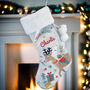 Personalised Reindeer Christmas Stocking, thumbnail 3 of 4