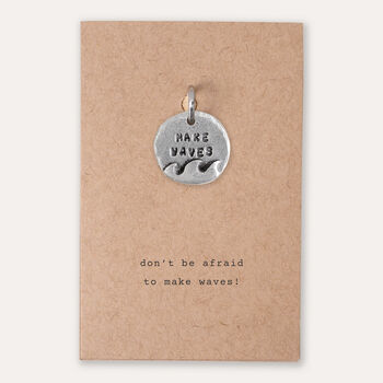 'Make Waves' Keyring Charm, 2 of 4