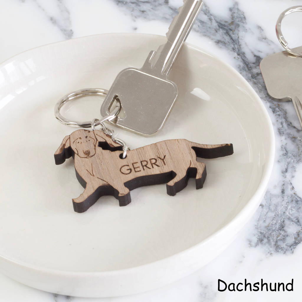 steiff dog keyring