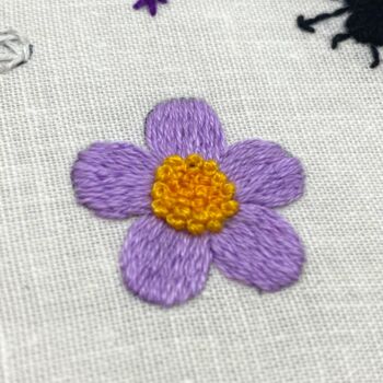Beginners Embroidery Kit, Bees And Flowers, 6 of 9
