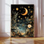 Sun And Moon Set Of Two Art Prints, thumbnail 2 of 3