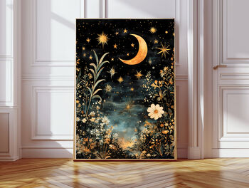 Sun And Moon Set Of Two Art Prints, 2 of 3