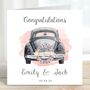 Just Married Wedding Card, thumbnail 1 of 2