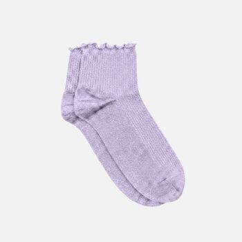 Lis Glitter Short Socks, 2 of 5