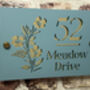 Personalised Buttercup Meadow Design House Sign Acrylic, thumbnail 4 of 6